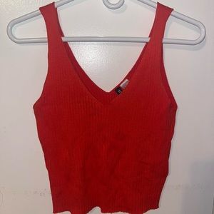 H&M red tank top